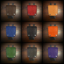 Load image into Gallery viewer, Tank Bib - For Harley Davidsons, With Pouch, Alligator Print, Different Colors Available