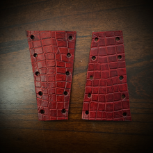Load image into Gallery viewer, Brake &amp; Clutch Leaver Covers Alligator Print Custom Colors (Ships Now)