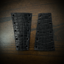 Load image into Gallery viewer, Brake &amp; Clutch Leaver Covers Alligator Print Custom Colors (Ships Now)