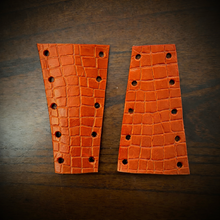Load image into Gallery viewer, Brake &amp; Clutch Leaver Covers Alligator Print Custom Colors (Ships Now)