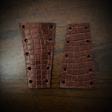 Load image into Gallery viewer, Brake &amp; Clutch Leaver Covers Alligator Print Custom Colors (Ships Now)