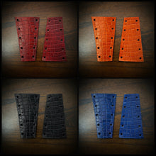 Load image into Gallery viewer, Brake &amp; Clutch Leaver Covers Alligator Print Custom Colors (Ships Now)