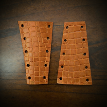 Load image into Gallery viewer, Brake &amp; Clutch Leaver Covers Alligator Print Custom Colors (Ships Now)