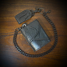 Load image into Gallery viewer, Trifold Wallet - Nightmare, Black