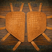 Load image into Gallery viewer, Engine Guard Closeouts, Customizable To Fit Any Bike, Alligator Print, Various Colors