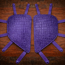 Load image into Gallery viewer, Engine Guard Closeouts, Customizable To Fit Any Bike, Alligator Print, Various Colors