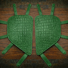 Load image into Gallery viewer, Engine Guard Closeouts, Customizable To Fit Any Bike, Alligator Print, Various Colors