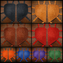 Load image into Gallery viewer, Engine Guard Closeouts, Customizable To Fit Any Bike, Alligator Print, Various Colors