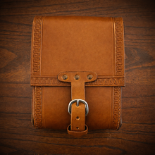 Load image into Gallery viewer, Sissy Bar Bag - No Art, Indian Tan