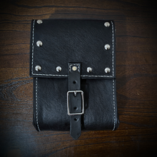 Load image into Gallery viewer, Sissy Bar Bag - w/ Dome Studs, Black
