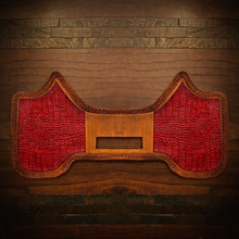 Load image into Gallery viewer, Heat Shield - Alligator Print, Custom Colors, Indian Tan, Fits Indian Chief, Chieftain, Springfield and Roadmaster
