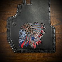 Load image into Gallery viewer, Heat Shield for Harley Davidson - Colorful Native Skull