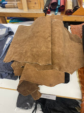 Load image into Gallery viewer, Long Biker Exotic Leather Wallet with Chain - Hippopotamus, Tan
