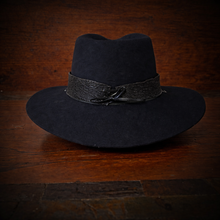 Load image into Gallery viewer, Hat Band, Genuine Hippo, Black