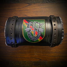 Load image into Gallery viewer, Bedroll for Motorcycles - Generation 2 Custom Art, Black