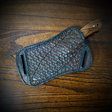 Load image into Gallery viewer, I Brought My Own Steak Knife, Camping Knife, D2 Steel Fixed Blade Knife, Rose Wood Handle, With Sheath (Ships Now)