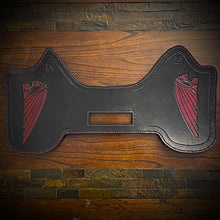 Load image into Gallery viewer, Heat Shield, Red Skull Warbonnet, Black - Fits Indian Chief, Chieftain, Springfield, Vintage and Roadmaster