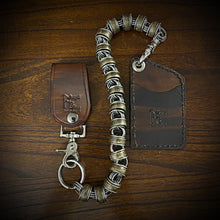Load image into Gallery viewer, Two Pocket Wallet, Brown