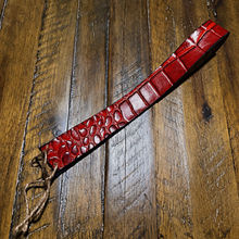 Load image into Gallery viewer, Hat Band, Alligator Print, Red