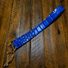Load image into Gallery viewer, Hat Band, Alligator Print, Blue