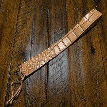 Load image into Gallery viewer, Hat Band, Alligator Print, Tan