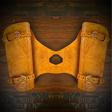 Load image into Gallery viewer, Heat Shield with 2 pouches for Indian Scout Motorcycle - Custom Art, Tan