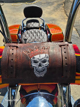 Load image into Gallery viewer, Bedroll for Motorcycles - Generation 2, King of Death Art, Brown