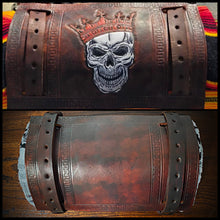 Load image into Gallery viewer, Bedroll for Motorcycles - Generation 2 Custom Art, Brown