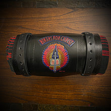 Load image into Gallery viewer, Bedroll for Motorcycles - Generation 2 Custom Art, Black