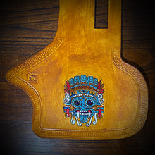 Load image into Gallery viewer, Heat Shield, Aztc God Of Rain Tlaloc Tan - Fits Indian Chief, Chieftain, Springfield, Vintage and Roadmaster