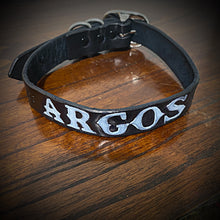 Load image into Gallery viewer, Dog Collar with Custom Art - Black