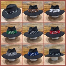 Load image into Gallery viewer, The Gangster Revenant Fedora, Black