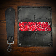 Load image into Gallery viewer, Long Biker Leather Wallet with Chain
- Second Amendment, Black