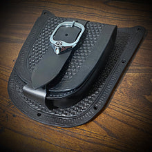 Load image into Gallery viewer, Tour Pack Insert With Pouch - Fits Harley Davidson Road King Classic, Basket Weave, Black