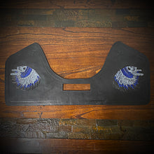 Load image into Gallery viewer, Heat Shield for Indian Challenger and Pursuit Motorcycles - Native Skull, Blue
