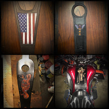 Load image into Gallery viewer, Tank Bib - For Harley Davidsons, Custom Art, Black