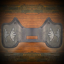 Load image into Gallery viewer, Heat Shield - Custom Art, Blue, Fits Indian Chief, Chieftain, Springfield and Roadmaster
