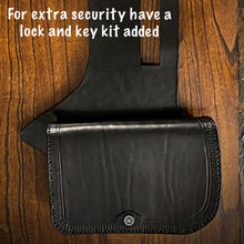Load image into Gallery viewer, Heat Shield with 2 Pouches for Indian Challenger and Pursuit- Custom Art, Black