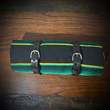 Load image into Gallery viewer, Bedroll for Motorcycles - Just the Straps With or Without a Blanket, Black