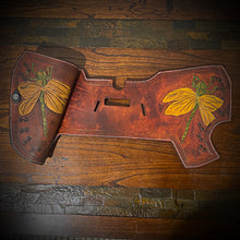 Load image into Gallery viewer, Heat Shield - Honda VTX1300C w/ Pouch, Custom Art, Brown