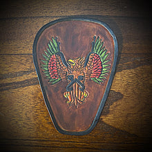 Load image into Gallery viewer, Leather Emblem for the Indian Challenger V-Cover Custom Art