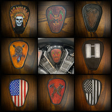 Load image into Gallery viewer, Leather Emblem for the Indian Challenger V-Cover Custom Art
