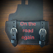 Load image into Gallery viewer, Heat shield for Harley Davidson, with pouch, Black, Custom Art