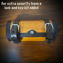 Load image into Gallery viewer, Tool bag for Motorcycle - Chopper Style, Small, Custom Art, Black