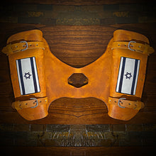 Load image into Gallery viewer, Heat Shield for  Indian Scout  motorcycle - Double Pouch - Flag Of Israel