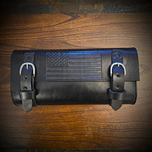 Load image into Gallery viewer, Tool Bag For Motorcycle - Old Glory, Black