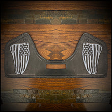 Load image into Gallery viewer, Heat Shield for Indian Challenger and Pursuit Motorcycles - Distressed Old Glory