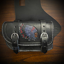 Load image into Gallery viewer, Heat Shield - Custom Art, with Pouch, Fits Indian Chief, Chieftain, Springfield and Roadmaster