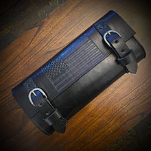 Load image into Gallery viewer, Tool Bag For Motorcycle - Old Glory, Black
