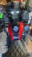 Load image into Gallery viewer, Tank Bib - Fits Indian Challenger and Pursuit, w/ Pouch - Custom Art, Black